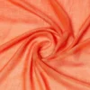 Scialle in jacquard di cotone, modal e cashmere, color corallo