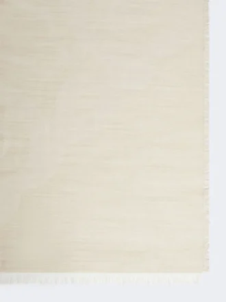 Scialle in jacquard di seta, cashmere e lana, beige Scialle in jacquard di seta, cashmere e lana, beige