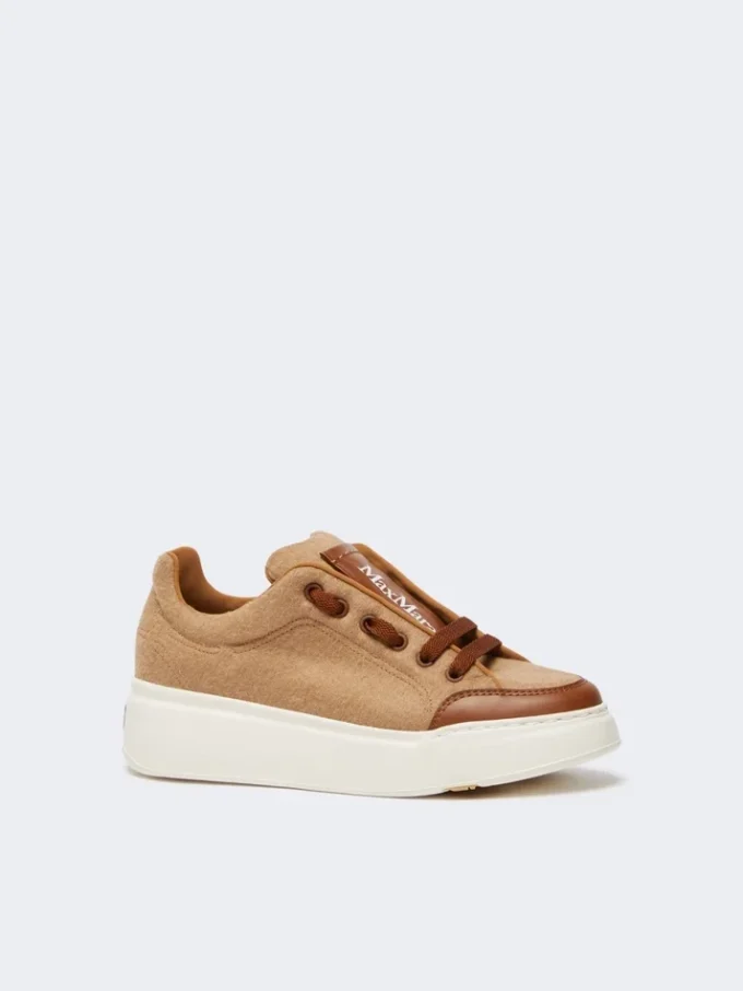 Sneakers color cammello idrorepellenti, cammello Sneakers color cammello idrorepellenti, cammello
