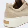 Sneakers in cashmere idrorepellente, beige Sneakers in cashmere idrorepellente, beige