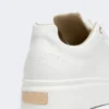 Sneakers in pelle, bianco ottico Sneakers in pelle, bianco ottico