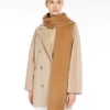 Stola in cashmere con ricamo monogramma, beige Stola in cashmere con ricamo monogramma, beige