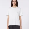 T-shirt basic in cotone, bianco ottico