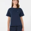 T-shirt basic in cotone, blu navy