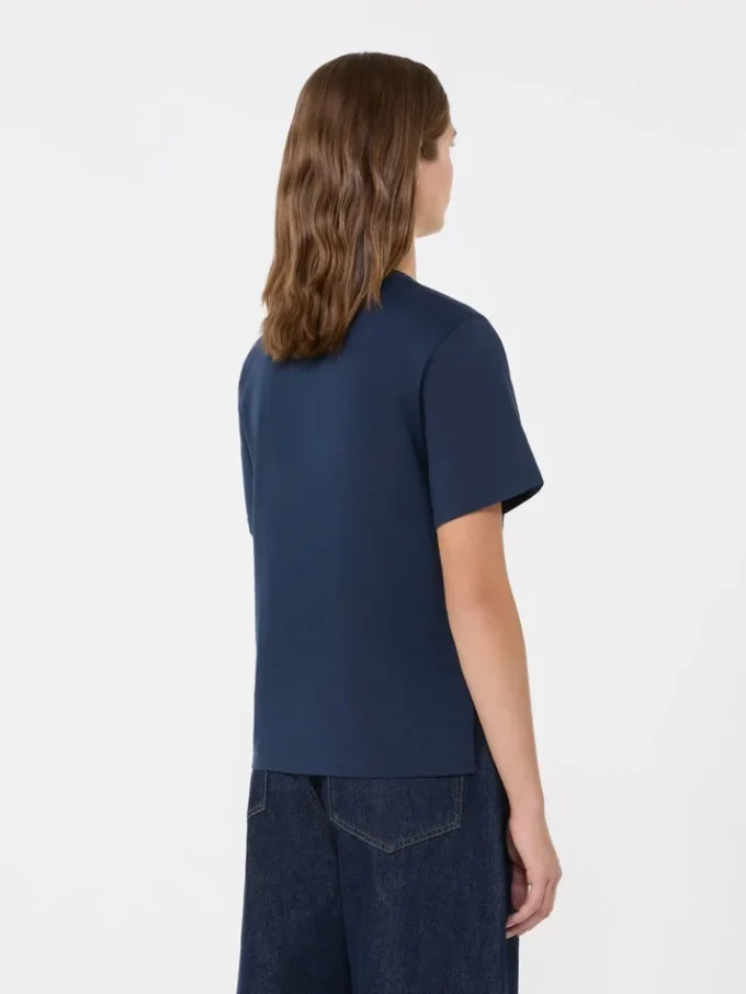 T-shirt basic in cotone, blu navy