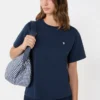 T-shirt basic in cotone, blu navy