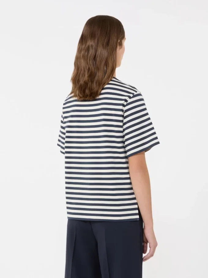 T-shirt basic in cotone, ecru