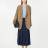 T-shirt basic in jersey di cotone, azzurro
