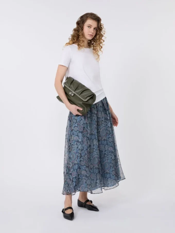 T-shirt basic in jersey di cotone, bianca