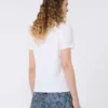 T-shirt basic in jersey di cotone, bianca