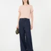 T-shirt basic in jersey di cotone, rosa