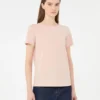 T-shirt basic in jersey di cotone, rosa