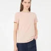 T-shirt basic in jersey di cotone, rosa