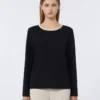 T-shirt basic in jersey, nera T-shirt basic in jersey, nera