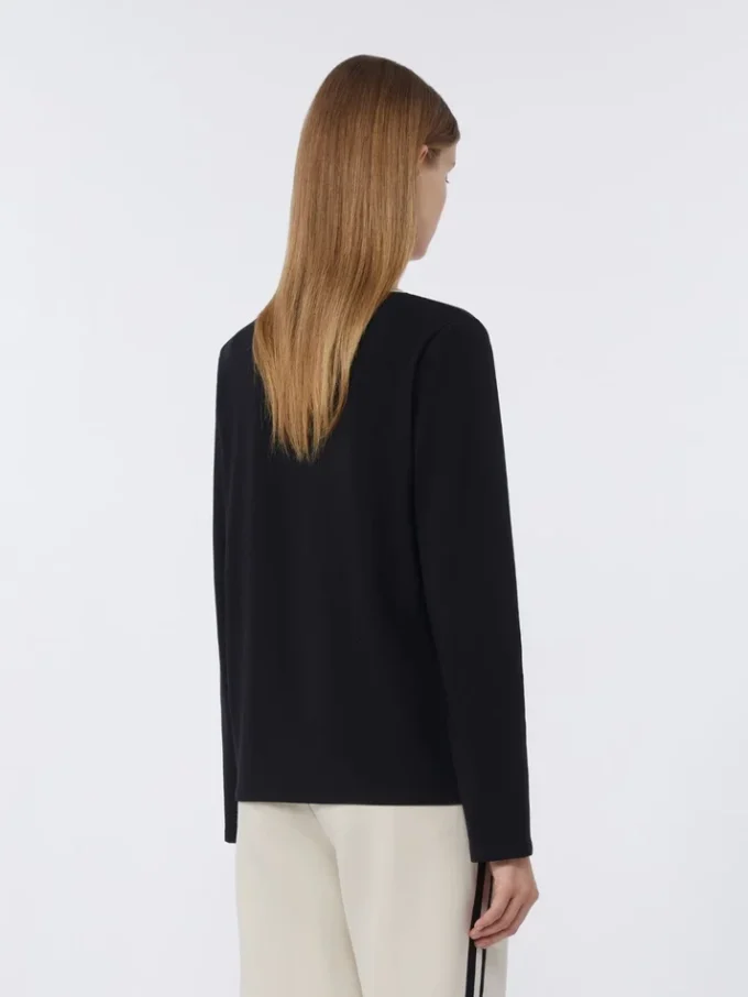 T-shirt basic in jersey, nera T-shirt basic in jersey, nera