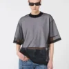 T-shirt con rivestimento in cotone, bianco ottico T-shirt con rivestimento in cotone, bianco ottico