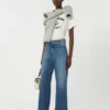 T-shirt in cotone con stampa grafica, bianca T-shirt in cotone con stampa grafica, bianca