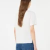 T-shirt in cotone con stampa grafica, bianca T-shirt in cotone con stampa grafica, bianca