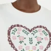 T-shirt in cotone con stampa grafica, bianca