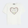 T-shirt in cotone con stampa grafica, bianca