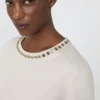T-shirt in cotone e modal, beige T-shirt in cotone e modal, beige