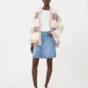 T-shirt in cotone elasticizzato, bianca T-shirt in cotone elasticizzato, bianca