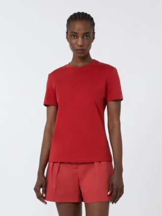 T-shirt in cotone, rosso
