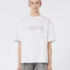 T-shirt in cotone stampata, bianco ottico T-shirt in cotone stampata, bianco ottico