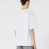 T-shirt in cotone stampata, bianco ottico T-shirt in cotone stampata, bianco ottico