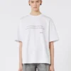 T-shirt in cotone stampata, bianco ottico T-shirt in cotone stampata, bianco ottico