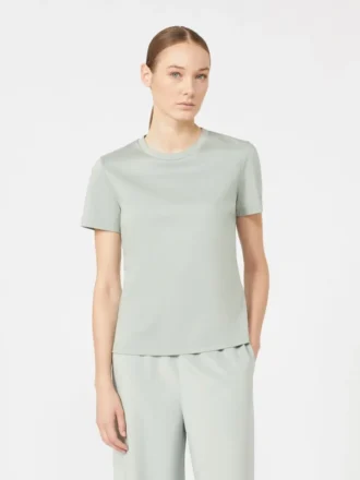 T-shirt in cotone, verde pastello
