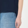 T-shirt in jersey di cotone, blu navy T-shirt in jersey di cotone, blu navy