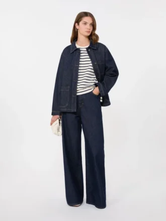 T-shirt in jersey di cotone, ecru