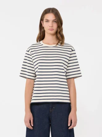 T-shirt in jersey di cotone, ecru