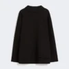 T-shirt in jersey scuba, nero T-shirt in jersey scuba, nero