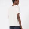 T-shirt in raso, color naturale T-shirt in raso, color naturale