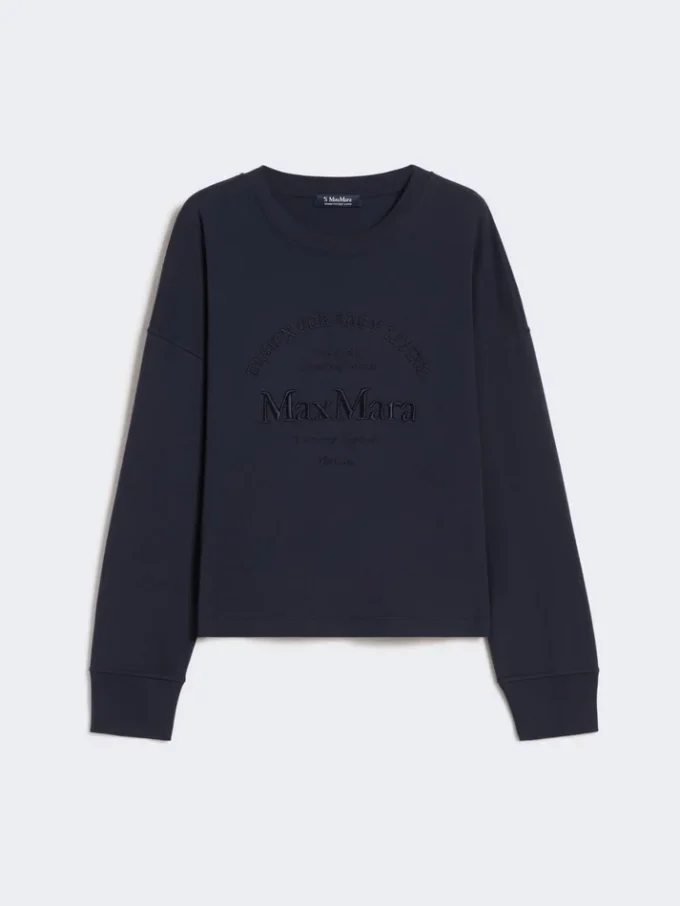T-shirt oversize in jersey, blu oltremare T-shirt oversize in jersey, blu oltremare