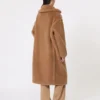 Teddy Bear Icon Coat, color cammello