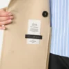 Trench in gabardine idrorepellente fantasia, skin orient