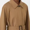 Trench in misto cotone idrorepellente, marrone Trench in misto cotone idrorepellente, marrone