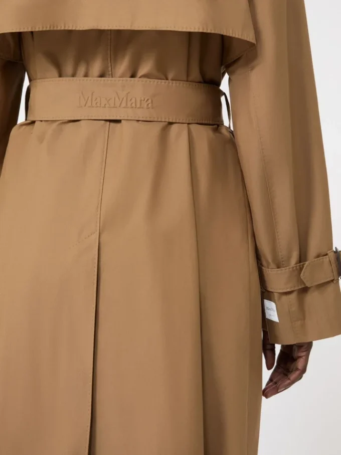 Trench in misto cotone idrorepellente, marrone Trench in misto cotone idrorepellente, marrone