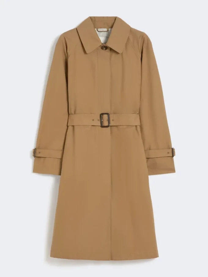 Trench in misto cotone idrorepellente, marrone Trench in misto cotone idrorepellente, marrone
