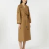 Trench oversize in twill idrorepellente, marrone Trench oversize in twill idrorepellente, marrone