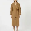 Trench oversize in twill idrorepellente, marrone Trench oversize in twill idrorepellente, marrone