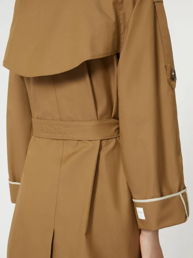 Trench oversize in twill idrorepellente, marrone Trench oversize in twill idrorepellente, marrone