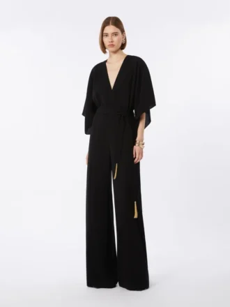 Tuta leggera in cady, nera