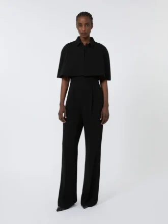 Tuta leggera in cady, nera