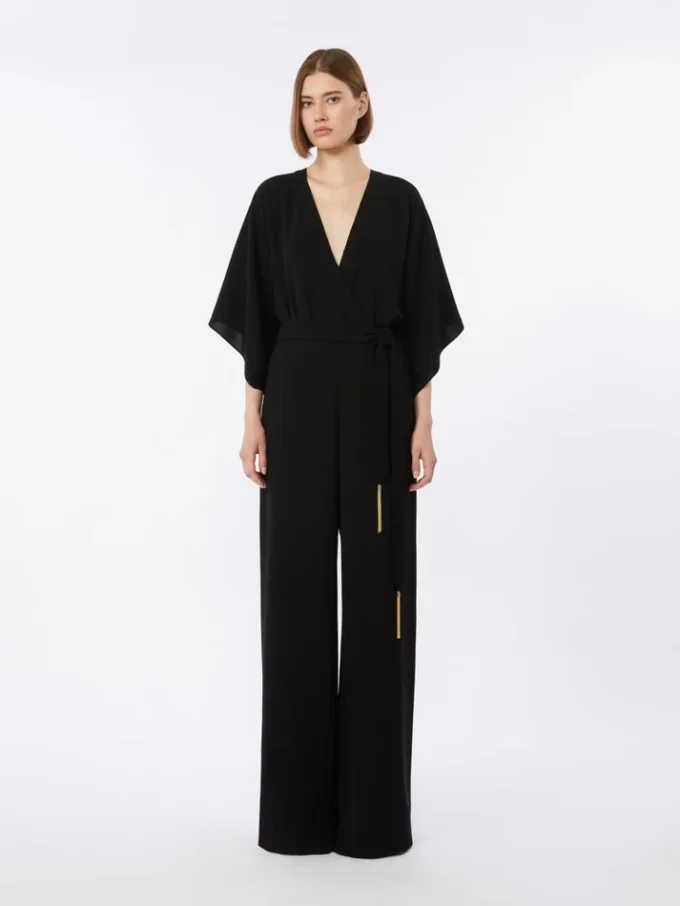 Tuta leggera in cady, nera