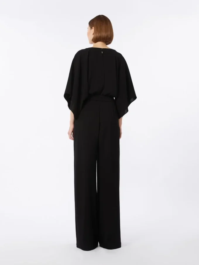 Tuta leggera in cady, nera