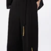 Tuta leggera in cady, nera